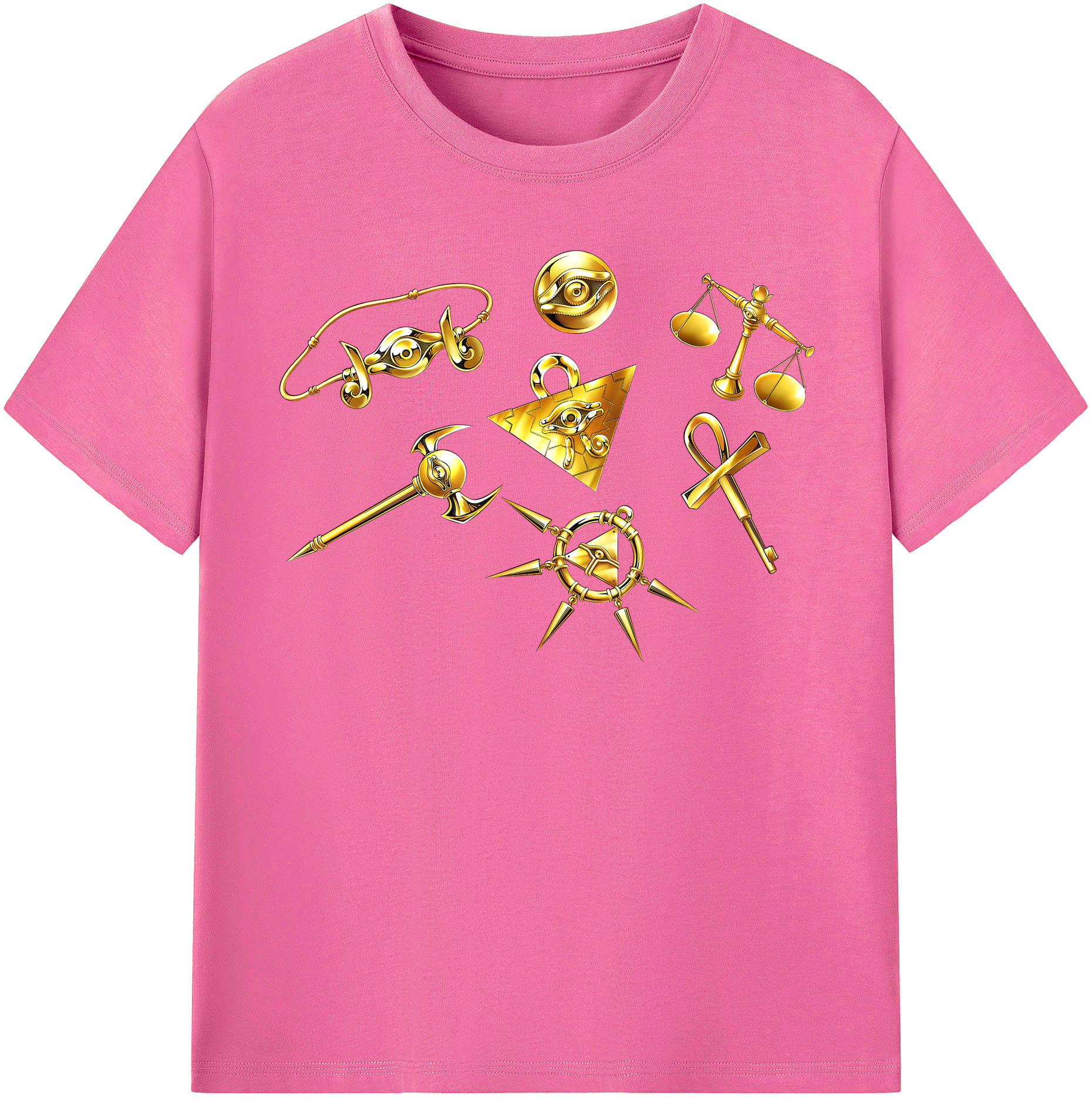 （画像用） 遊☆戯☆王 Yu-Gi-Oh! レディースカジュアルプリントTシャツ（綿100％）
